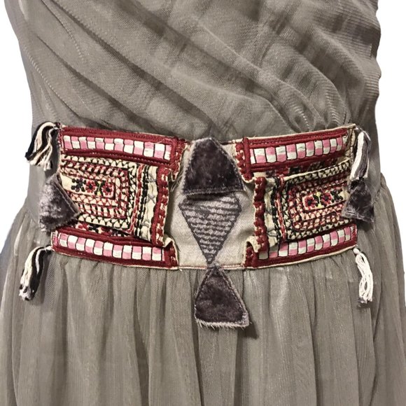 Beautiful Stories Anthro Dress w/ Slip - Med - NWT - Picture 4 of 8